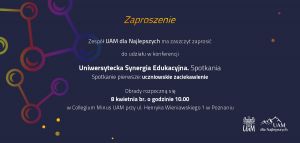 Konferencja pt. „Uniwersytecka Synergia Edukacyjna. Spotkania