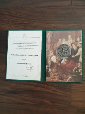 Medal Unii Lubelskiej dla Dziekan WSE Profesor Agnieszki Cybal-Michalskiej