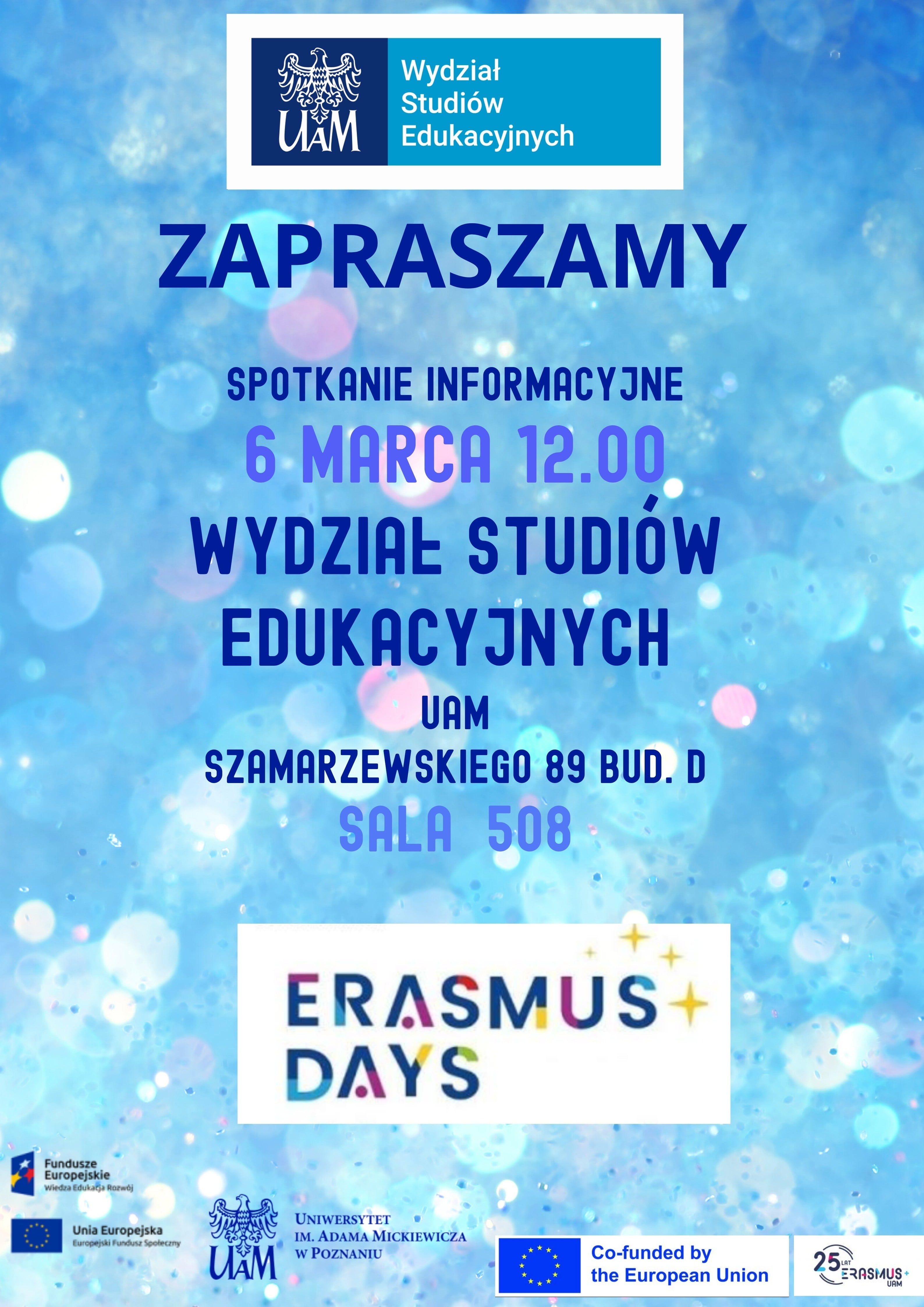 Erasmus Day - 06.03.25 12:00 pm sala 508